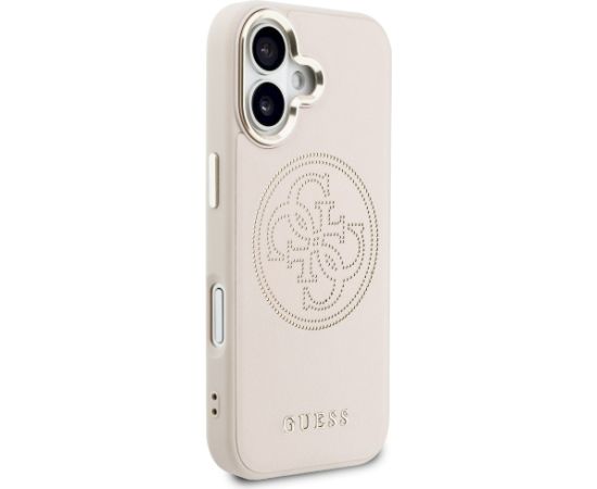 Guess Perforated 4G MagSafe Case Aizsargapvalks priekš iPhone 17 / rozā Neoriģinālie Maciņi