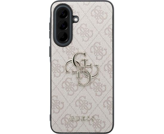 Case Guess Leather 4G Metal Logo Aizsargapvalks priekš Samsung Galaxy A37 5G / rozā Neoriģinālie Maciņi