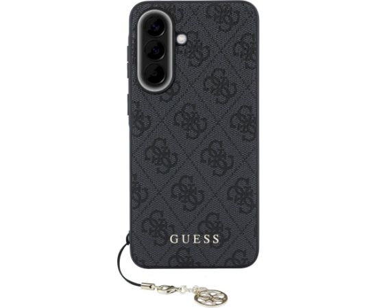 Guess 4G Charm Case Aizsargapvalks priekš Samsung Galaxy A57 5G / melns Neoriģinālie Maciņi