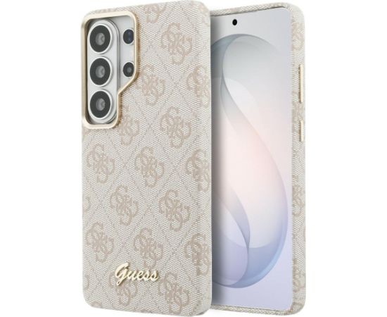 Guess 4G Script MagSafe Case Aizsargapvalks priekš Samsung Galaxy S26 Ultra / rozā Neoriģinālie Maciņi