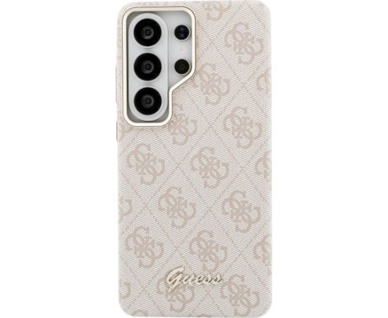 Guess 4G Script MagSafe Case Aizsargapvalks priekš Samsung Galaxy S26 Ultra / rozā Neoriģinālie Maciņi