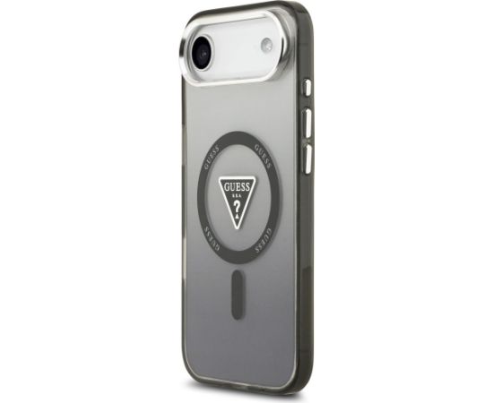Case Guess IML Gradient Triangle Logo MagSafe Aizsargapvalks priekš iPhone Air / melns Neoriģinālie Maciņi