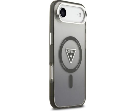 Case Guess IML Gradient Triangle Logo MagSafe Aizsargapvalks priekš iPhone Air / melns Neoriģinālie Maciņi