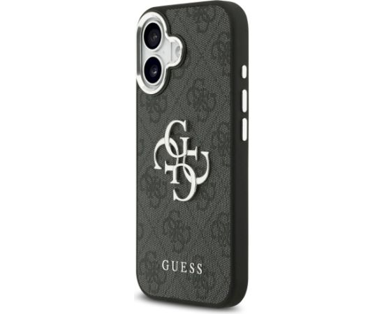 Guess 4G Big 4G Classic Logo Case Aizsargapvalks priekš iPhone 17 / melns/sudrabs Neoriģinālie Maciņi