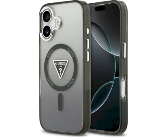 Case Guess IML Gradient Triangle Logo MagSafe Защитный чехол для iPhone 17 / чёрный Чехлы - альтернативные