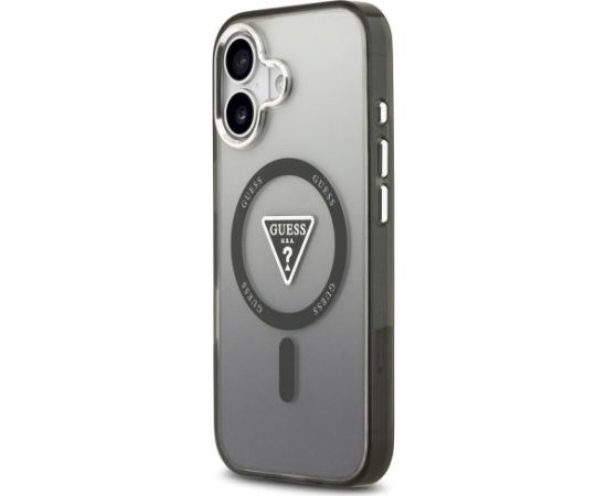 Case Guess IML Gradient Triangle Logo MagSafe Защитный чехол для iPhone 17 / чёрный Чехлы - альтернативные