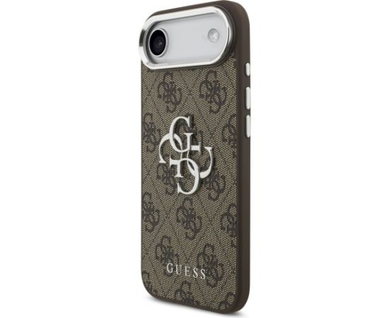 Guess 4G Big 4G Classic Logo Case Aizsargapvalks priekš iPhone Air / brūns sudraba Neoriģinālie Maciņi