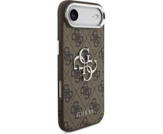 Guess 4G Big 4G Classic Logo Case Aizsargapvalks priekš iPhone Air / brūns sudraba Neoriģinālie Maciņi