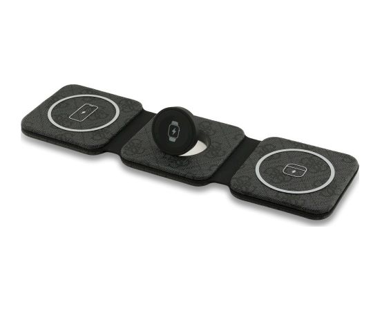 Guess wireless charger 3i-n-1 4G Bezvadu lādētājs / melns Bezvadu telefonu lādētāji
