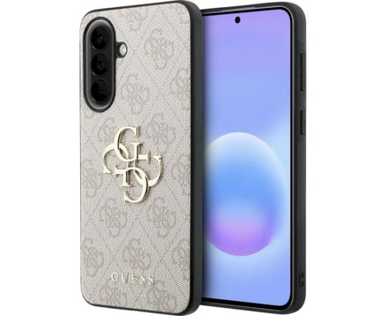Guess Leather 4G Metal Logo Case Aizsargapvalks priekš Samsung Galaxy A57 5G / rozā Neoriģinālie Maciņi