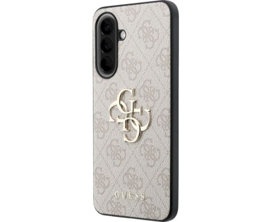 Guess Leather 4G Metal Logo Case Aizsargapvalks priekš Samsung Galaxy A57 5G / rozā Neoriģinālie Maciņi