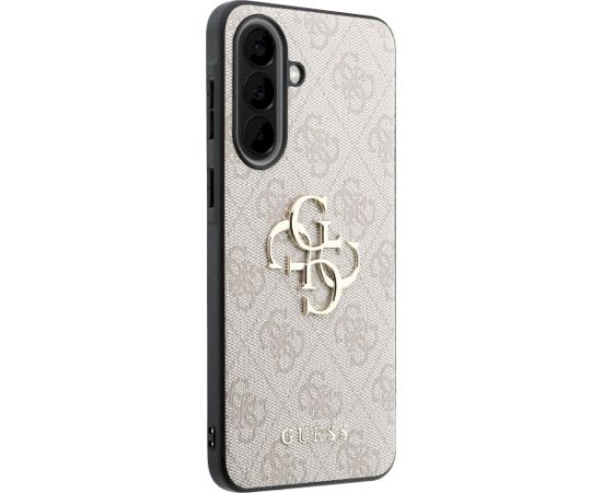 Guess Leather 4G Metal Logo Case Aizsargapvalks priekš Samsung Galaxy A57 5G / rozā Neoriģinālie Maciņi