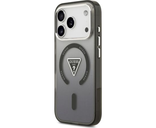 Case Guess IML Gradient Triangle Logo MagSafe Защитный чехол для iPhone 17 Pro / чёрный Чехлы - альтернативные