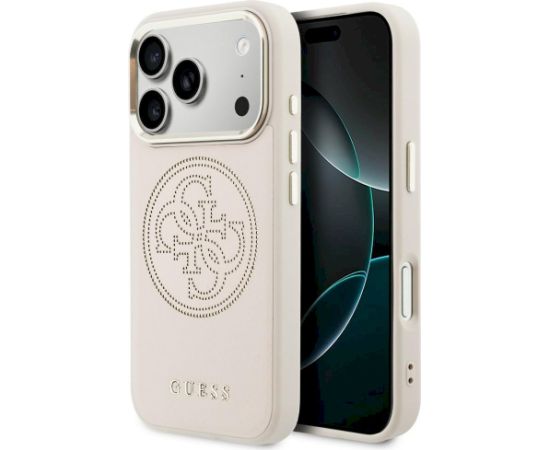 Guess Perforated 4G MagSafe Case Aizsargapvalks priekš iPhone 17 Pro / rozā Neoriģinālie Maciņi