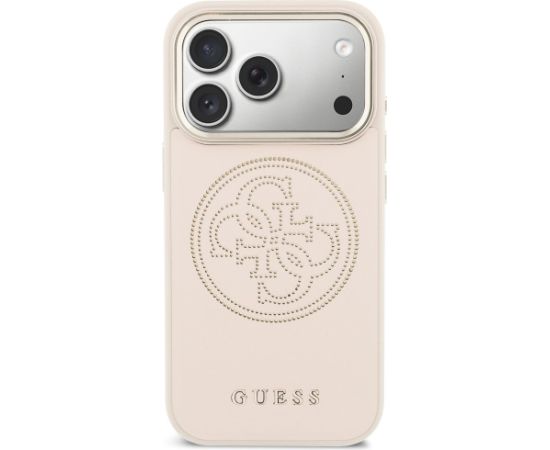 Guess Perforated 4G MagSafe Case Aizsargapvalks priekš iPhone 17 Pro / rozā Neoriģinālie Maciņi