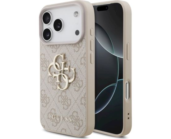 Case Guess 4G Big Logo Aizsargapvalks priekš iPhone 17 Pro / rozā Neoriģinālie Maciņi