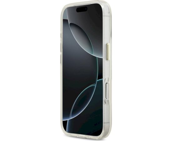 Case Guess IML Shell Script Metal MagSafe Защитный чехол для iPhone 17 Pro Max / белый Чехлы - альтернативные