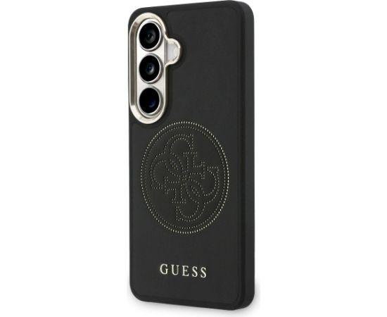 Case Guess Perforated Logo MagSafe Aizsargapvalks priekš Samsung Galaxy S26 / melns Neoriģinālie Maciņi