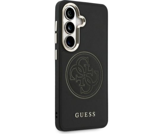 Case Guess Perforated Logo MagSafe Aizsargapvalks priekš Samsung Galaxy S26 / melns Neoriģinālie Maciņi