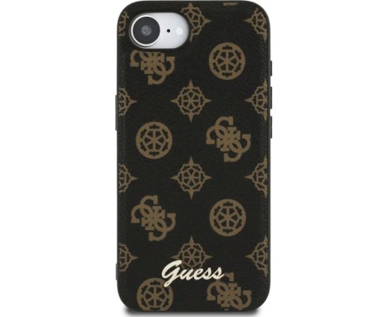 Guess Peony Script Logo MagSafe Защитный чехол для iPhone 16e / 17e / чёрный Чехлы - альтернативные