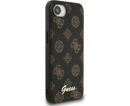 Guess Peony Script Logo MagSafe Защитный чехол для iPhone 16e / 17e / чёрный Чехлы - альтернативные
