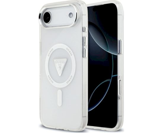 Case Guess IML Gradient Triangle Logo MagSafe Aizsargapvalks priekš iPhone Air / caurspīdīgs Neoriģinālie Maciņi
