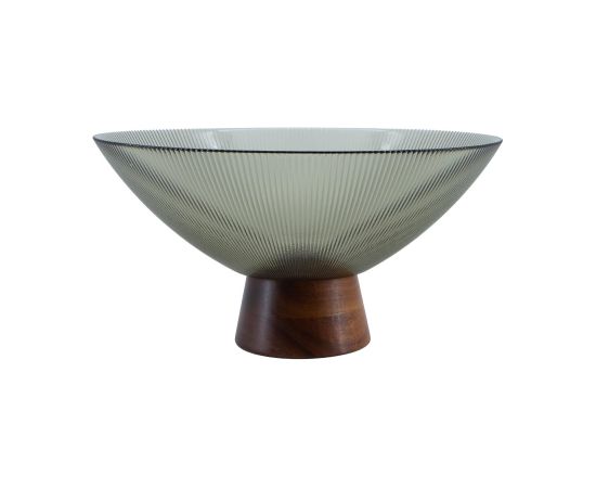 Stikla bļoda FRUIT BOWL D26x14cm Jaunumi, mēbeles, māja