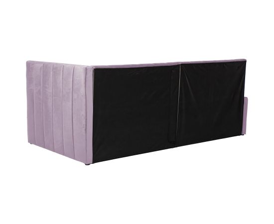 Bed JASPER with pull out trundle 90x200cm, mauve rose Кровати