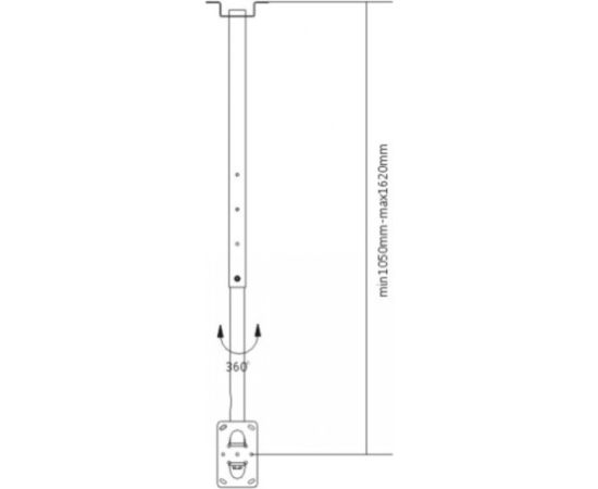 Lh-group Oy LH-GROUP CEILING ARM MOUNT 23-70" Крепления для телевизоров