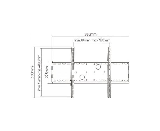 Lh-group Oy LH-GROUP WALL MOUNT 37-70" 600X400 32MM Крепления для телевизоров