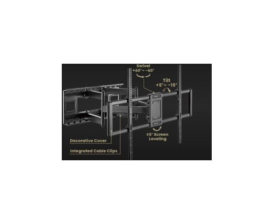 Lh-group Oy LH-GROUP SWIVELING WALL MOUNT 60-120" MAX 120KG Крепления для телевизоров