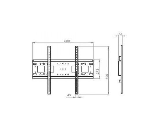 Lh-group Oy LH-GROUP WALL MOUNTMAX.150KG Крепления для телевизоров