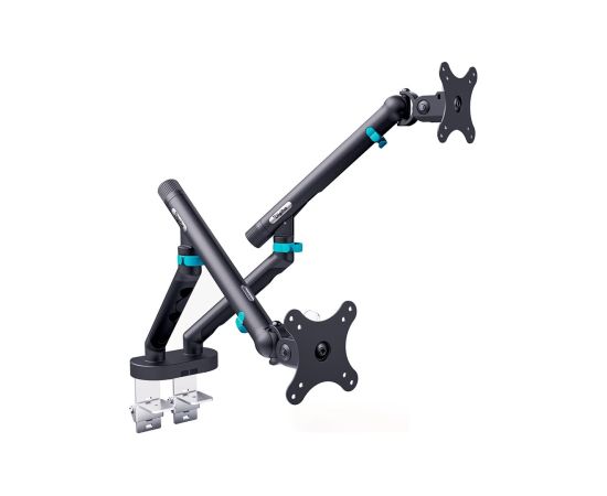 Digitus Desk Mount Tilt, rotation, pivot Dual design monitor mount, 2x 35", 2x 10 kg 35 " Maximum weight (capacity) 20 kg Black Крепления для телевизоров