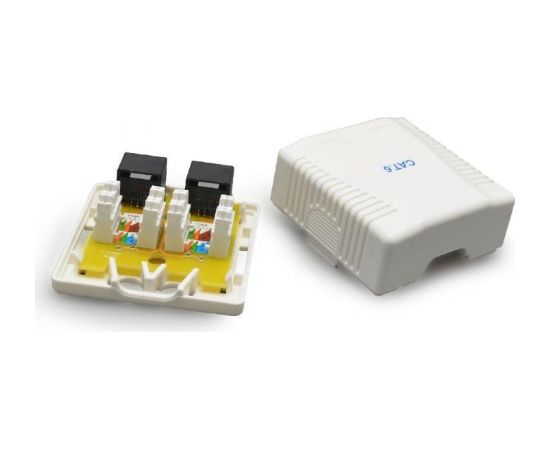 CABLE ACC MOUNT BOX CAT6 UTP/2P NCAC-2U6-01 GEMBIRD Tīkla vadi