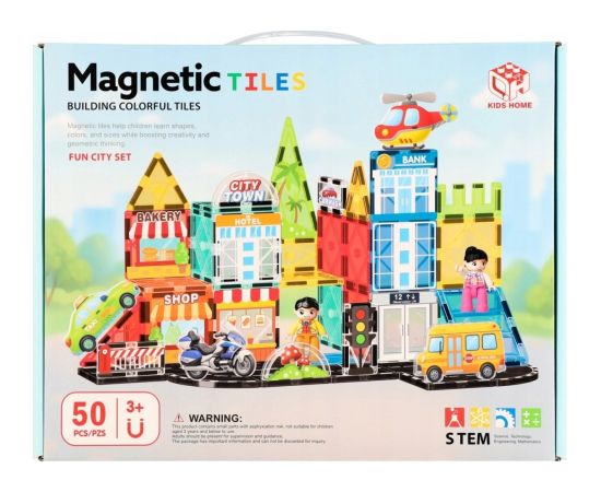Mega Creative KLOCKI MAGNET CITY 50EL 33X26X6 MC PUD 8 Конструкторы