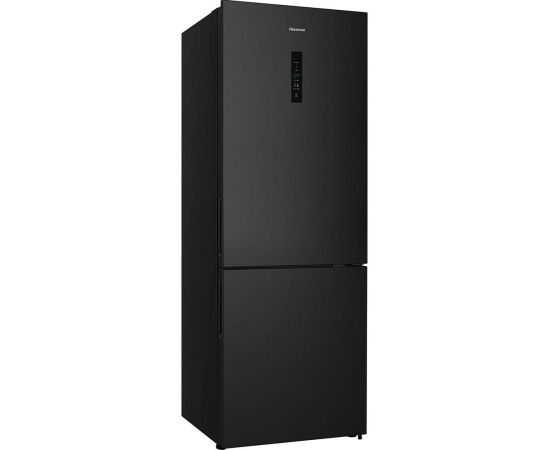 Hisense RB645N4BFE NoFrost Ledusskapis 200cm Melns Ledusskapji
