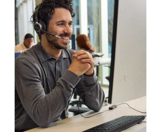 HP Poly Mission 615 Monaural USB Wired Headset Наушники