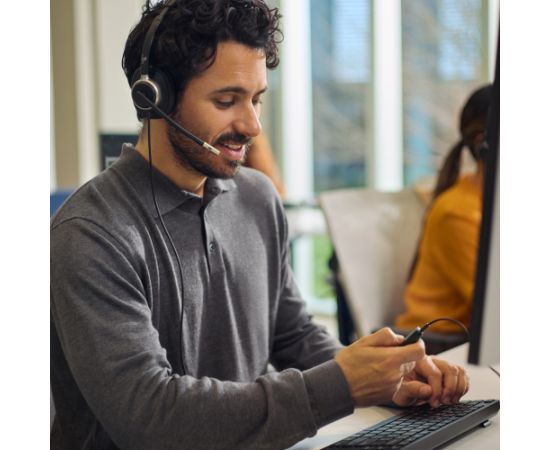 HP Poly Mission 615 Monaural USB Wired Headset Наушники