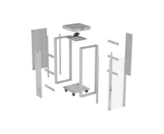 Lanberg FF01-6642-12SL rack cabinet 42U Freestanding rack Grey Serveru komponentes