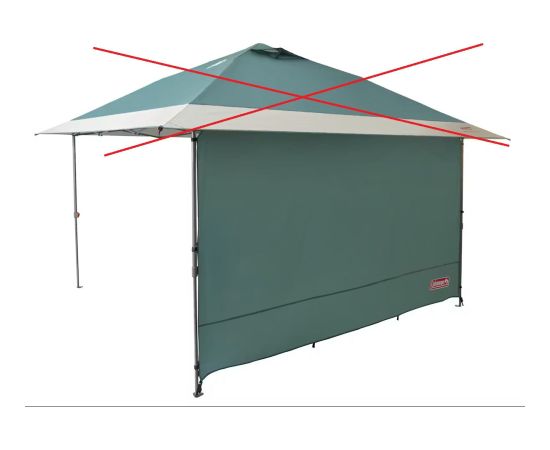 Nojumes sānu siena Coleman Onepush Shelter M Sunwall Тенты и аксессуары