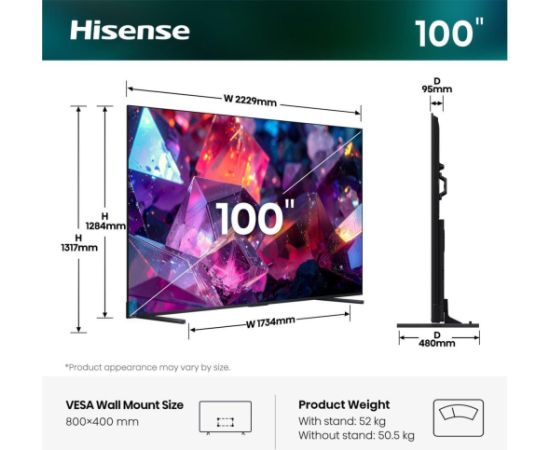 TV Hisense 100Q7S PRO Jaunumi - Datori