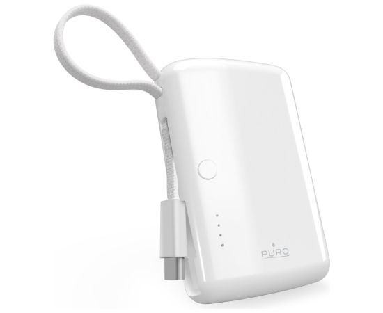 Powerbank Xiaomi Power bank Puro 10000mAh 20W  integrated USB-C cable  White Новинки Компьютерная техника