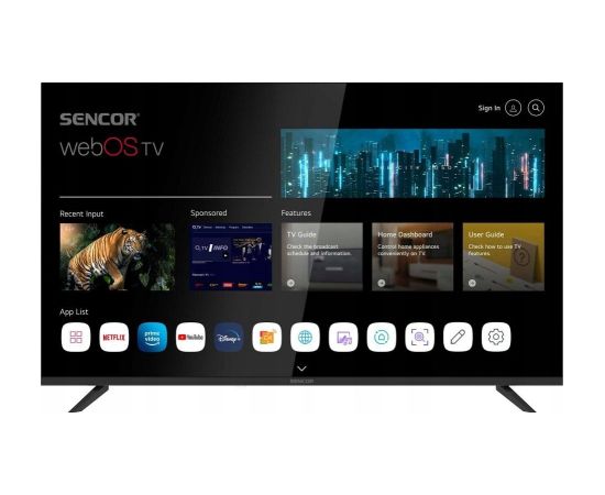 Sencor SLE 43US804B WEBOS UHD TV SENCOR Новинки Компьютерная техника