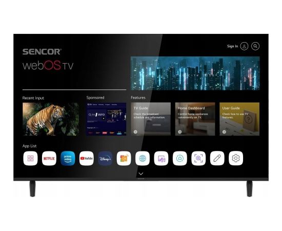 SLE 50US803B WEBOS SMART TV SENCOR Новинки Компьютерная техника