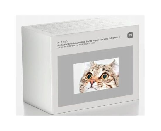 Xiaomi PORTABLE DYE-SUBLIMATION PHOTO PAPER STICKERS (50 SHEETS) Новинки Компьютерная техника