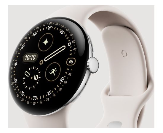 Smartwatch Google Pixel Watch 4 45MM WiFi Silver/Porcelain Новинки Компьютерная техника