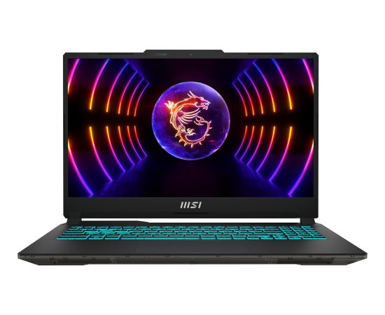 MSI Cyborg 15 A13VE-1005 (black/transparent, Intel® Core? i5-13420H, NVIDIA GeForce RTX 4050, 16 GB DDR5, 512 GB (512 GB SSD), without operating system) - German - DE Layout Portatīvie datori