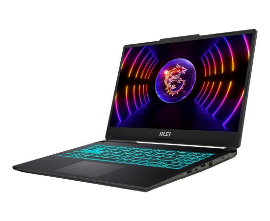 MSI Cyborg 15 A13VE-1005 (black/transparent, Intel® Core? i5-13420H, NVIDIA GeForce RTX 4050, 16 GB DDR5, 512 GB (512 GB SSD), without operating system) - German - DE Layout Portatīvie datori