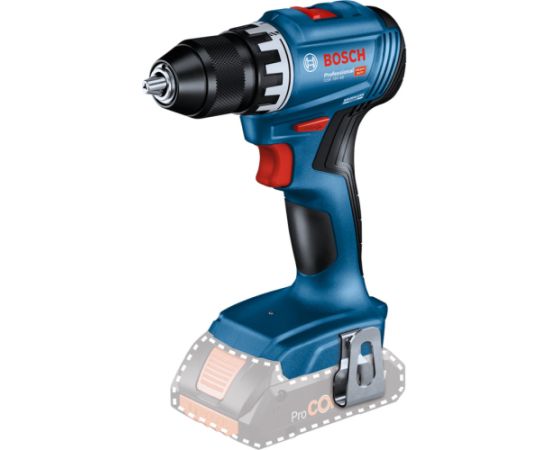 Bosch Powertools 18V professional set hammer drill GBH 18V-22 + drill driver GSR 18V-45 (blue/black, 2x Li-ion battery 4.0Ah, hammer drill and bit set, tool bag) Новинки Для дома и сада 
