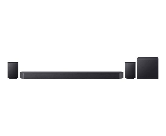 SAMSUNG Q-Series Soundbar HW-Q995GF black, 11.1.4-channel, rear speakers, Q-Symphony, wireless Dolby Atmos Aудио-видео